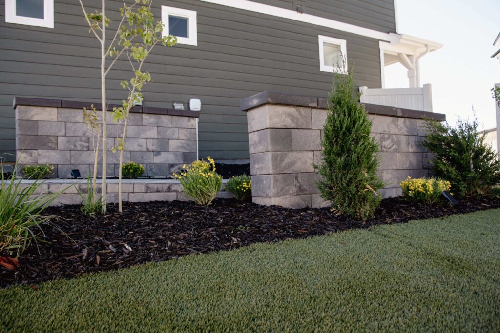 landscaping and hardscaping project