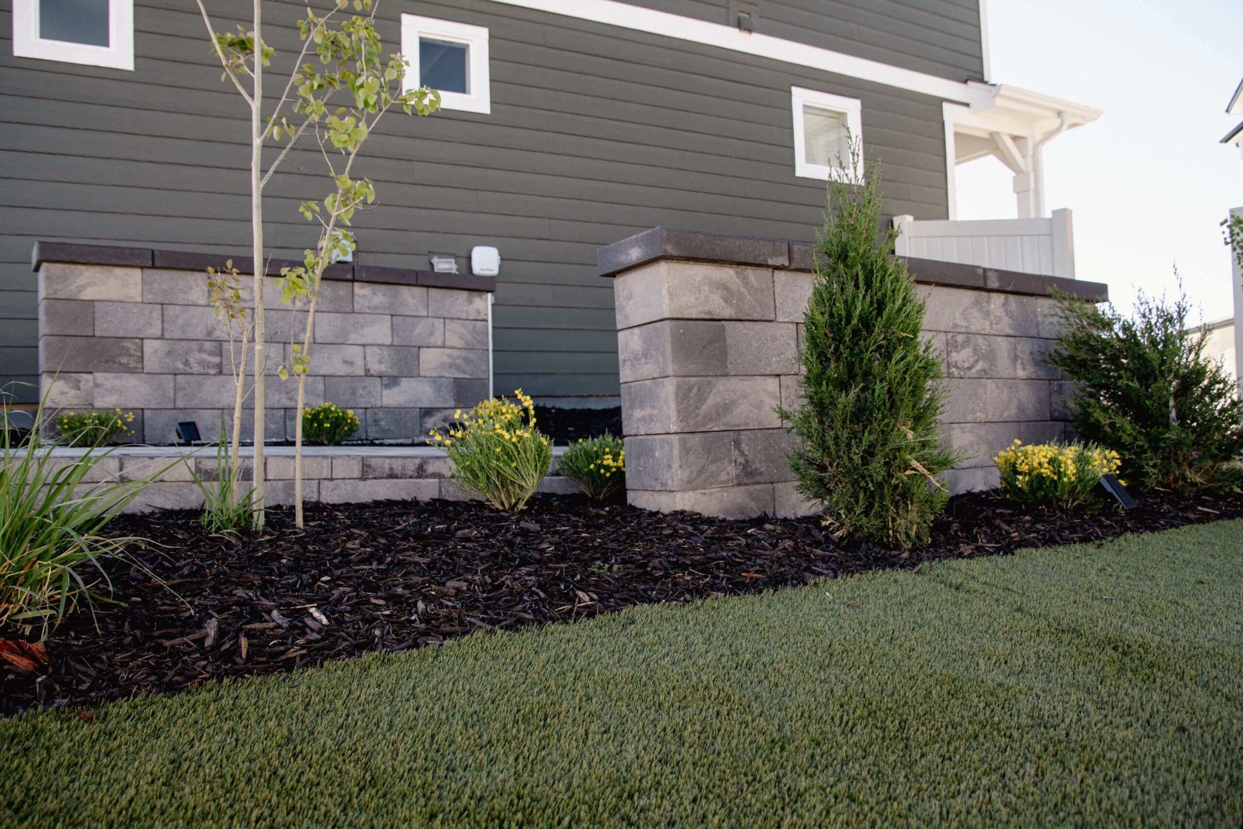 landscaping and hardscaping project